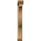 Ekena Millwork Funston Slat Rough Sawn Bracket w/ Offset Brace, Western Red Cedar, 6"W x 36"D x 48"H BKT0604X36X48FST06RWR - alternate 4